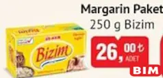BİZİM MARGARİN PAKET 250 G